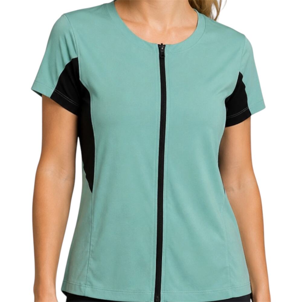 Pearl Izumi Select Cycling Jersey Athletic Top Full Zip Colorblock Mint XL NWT
